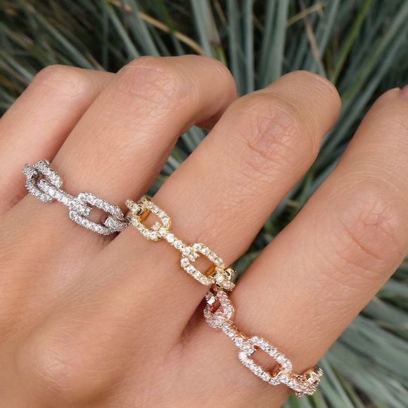 Jewelry - New Item✨ 18k Rose Gold Link Ring 😍✨